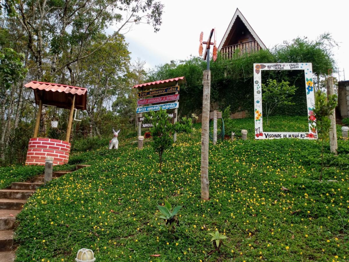 Recanto Maua - Chale Azaleia วิสกอนจิ จิ เมาอา ภายนอก รูปภาพ